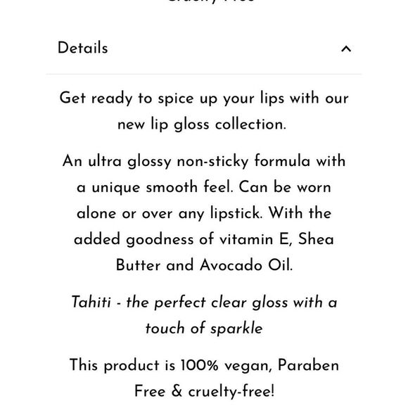 NEW Mellow Lip Gloss in Tahiti Shade - Picture 5 of 5